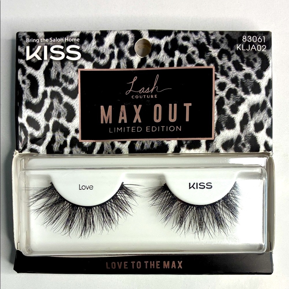 KISS Lash Couture Max Out Limited Edition Lashes - Black - 2 in 1